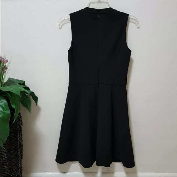 Madewell the Anywhere Dress Fit Flare Black 2 - Picture 6 of 6